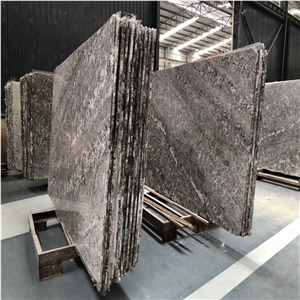 Alaska White Granite Bathroom Countertops Fabricated Pattern