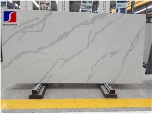 Calacatta White Quartz Stone Artificial Stone Slab
