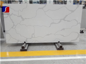 Calacatta White Quartz Stone Artificial Stone Slab