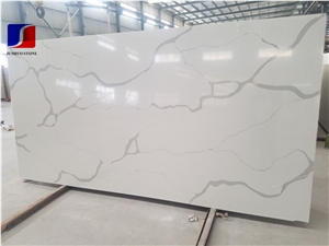 Calacatta White Quartz Stone Artificial Stone Slab