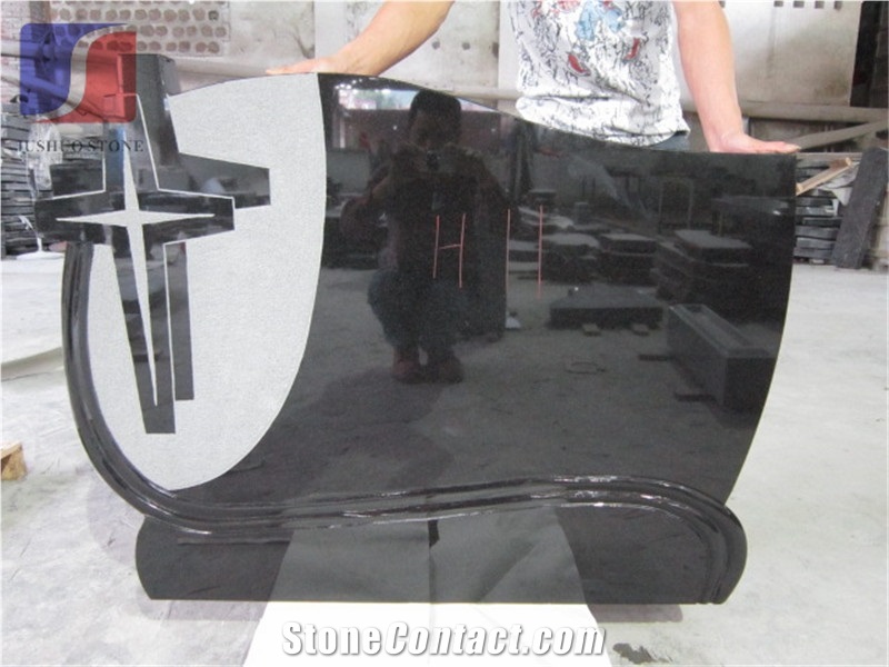 Europe Style Hand Carved Cross Headstones