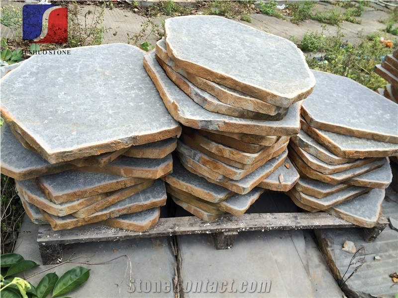 Gray Basalt Random Flagstone Basalt/Crazy Pavers