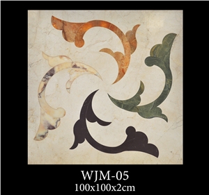 Waterjet Marble  Medallions & WJM-04