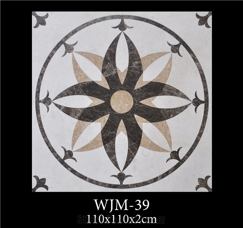 Waterjet Marble  Medallions & WJM-04