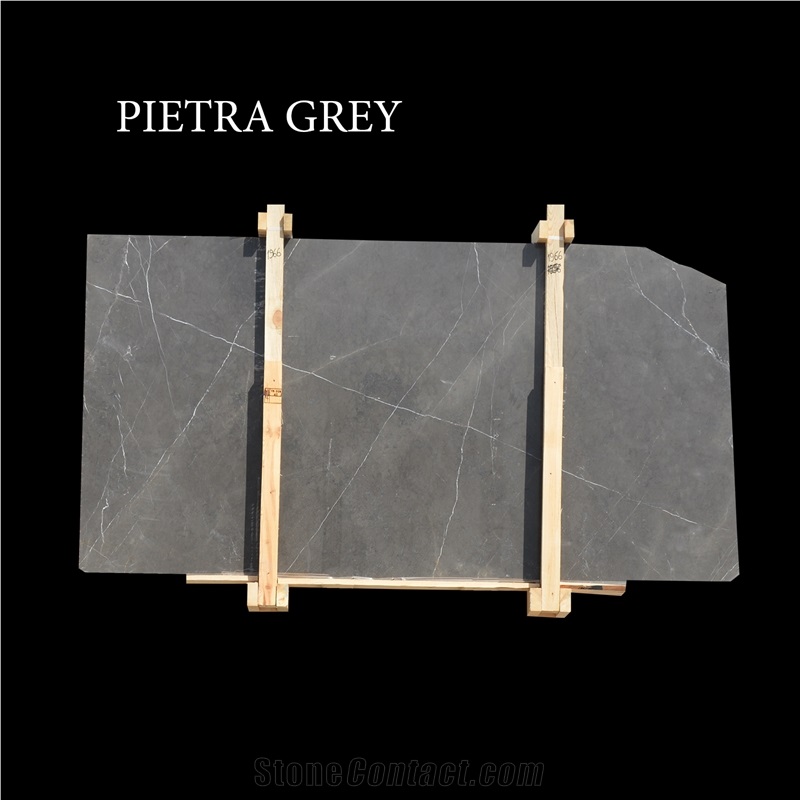 Pietra Gray Marble Slabs