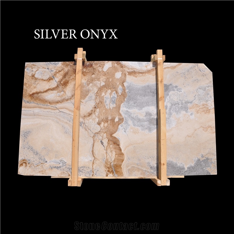 Silver Onyx Slabs