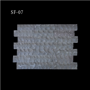 Split Face Marble and Travertine Mosaic