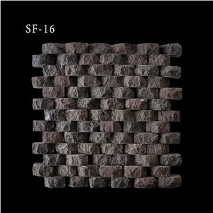 Split Face Marble and Travertine Mosaic