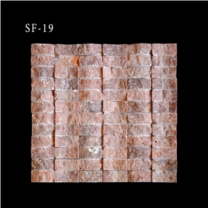 Split Face Marble and Travertine Mosaic