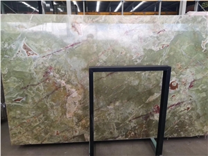 Ancient Green Multicolor Verde Pakistano Onyx Slab