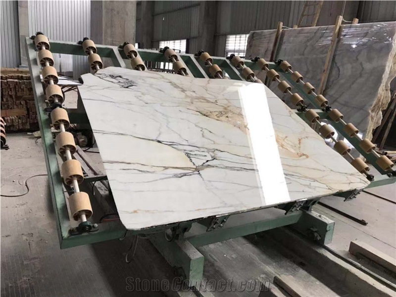 Calacatta Macchia Vecchia Marble Tile Format Italy