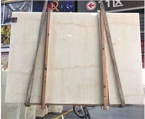 A Big Slab Price White Onyx for Cut-To-Size Tiles