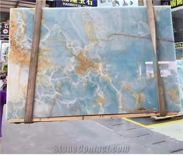 Beautiful Blue Onyx for Your Projects Blue