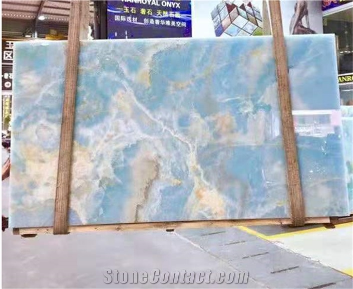 Beautiful Blue Onyx for Your Projects Blue
