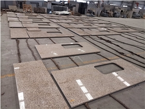 Chinese New Rusty Yellow G682 Sunset Gold Granite