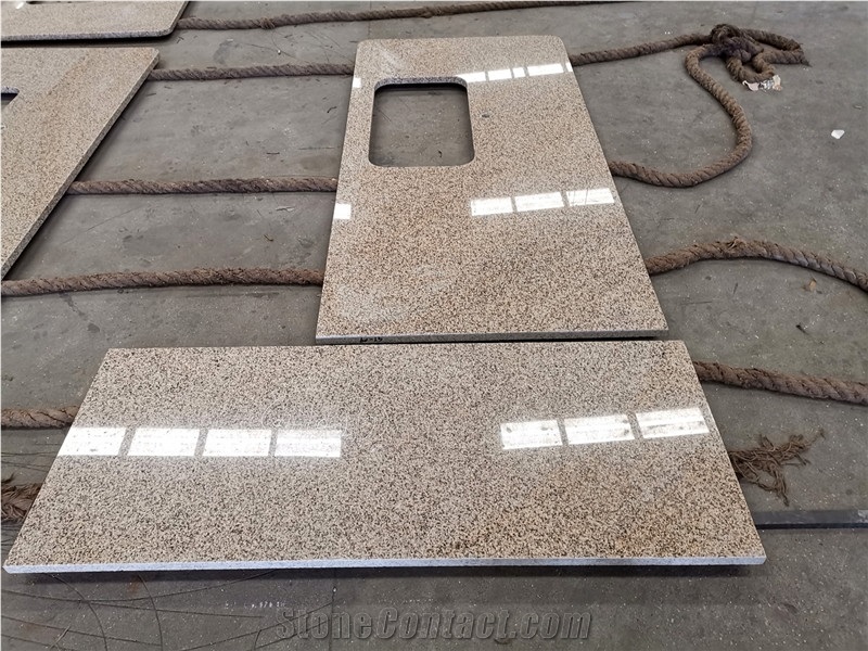 Chinese New Rusty Yellow G682 Sunset Gold Granite