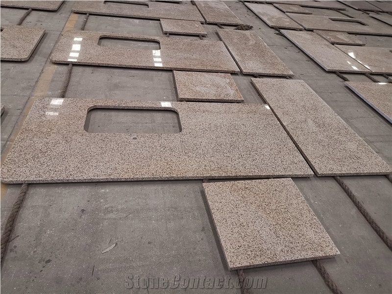 Chinese New Rusty Yellow G682 Sunset Gold Granite