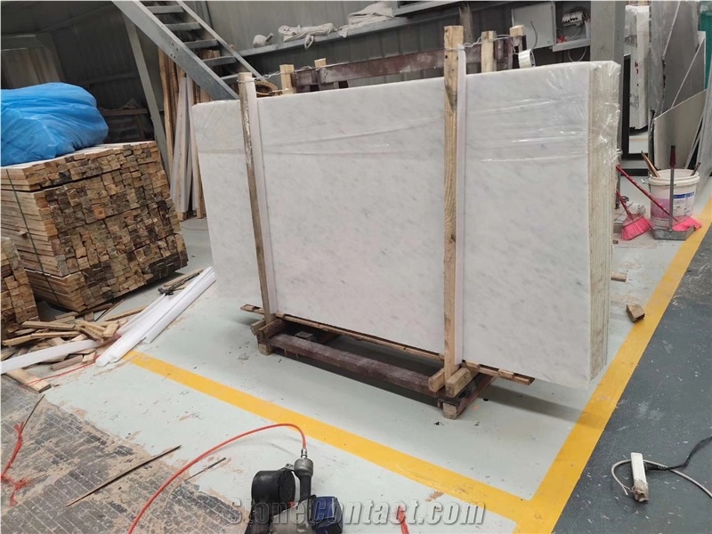 Natural Polished Ariston White Marble Table Tops