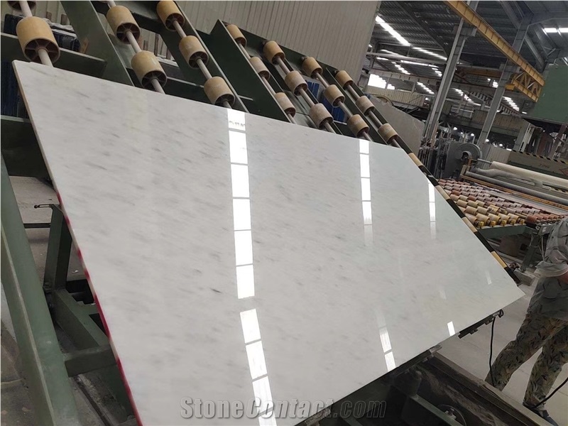Natural Polished Ariston White Marble Table Tops