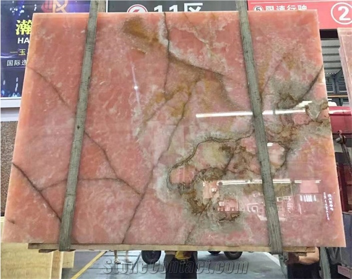 Pink Onyx Pinky Onyx Rosa Onyx Jade Stone Slabs