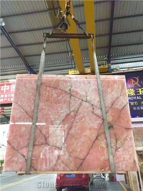 Pink Onyx Pinky Onyx Rosa Onyx Jade Stone Slabs
