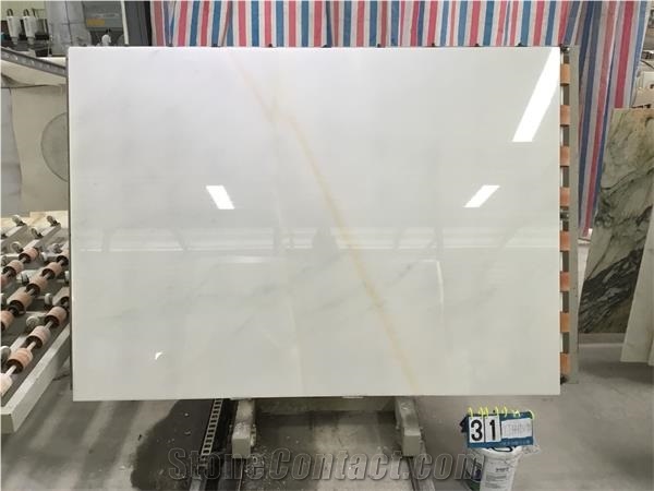 Polished Golden Vein White Onyx Translusen Slabs