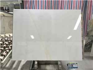 Polished Golden Vein White Onyx Translusen Slabs