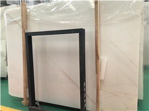 Polished Golden Vein White Onyx Translusen Slabs