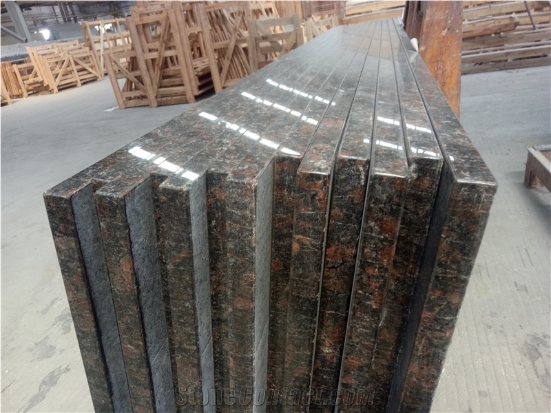 Prefab Kitchen Countertop English Brown Granite