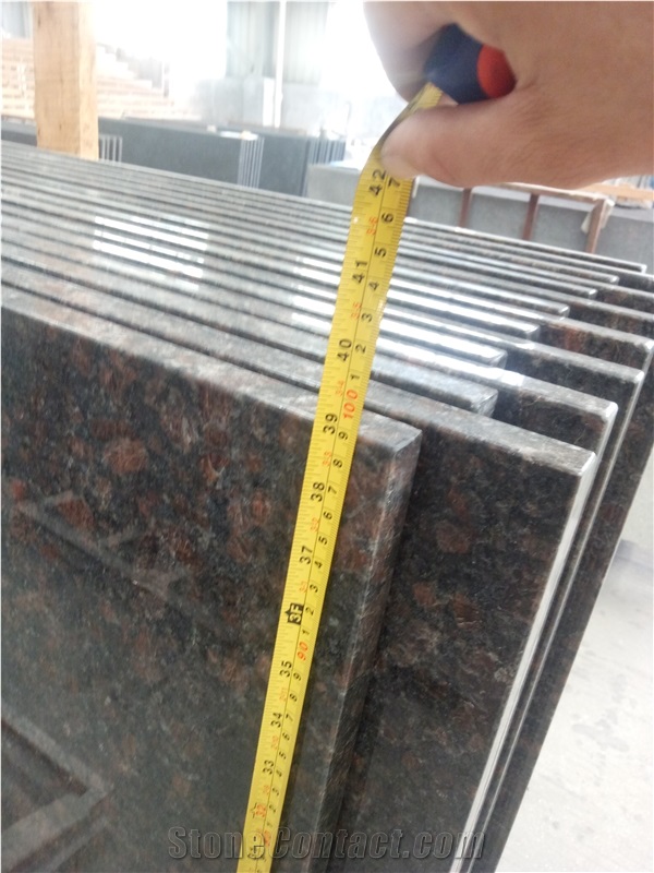 Prefab Kitchen Countertop English Brown Granite