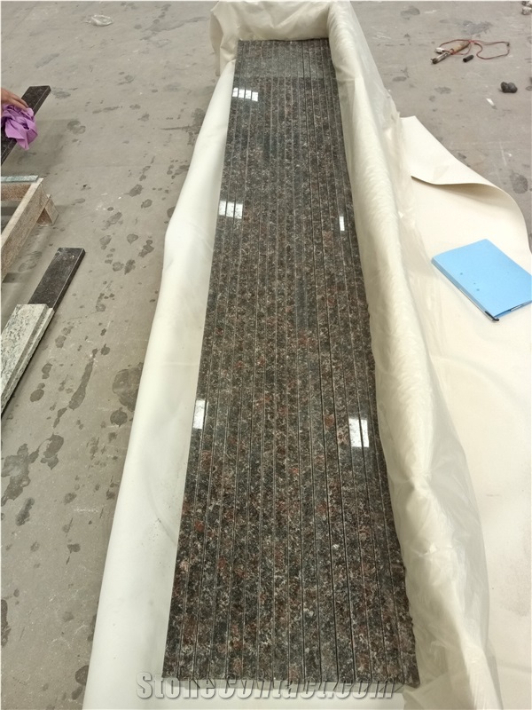 Prefab Kitchen Countertop English Brown Granite
