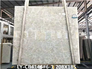 Premium Quality China Ice Jade,White Ice Onyx