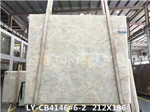 Premium Quality China Ice Jade,White Ice Onyx