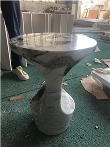 White Beauty Ice Connect Green Marble Tabletops