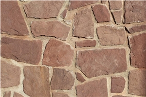 Red Sandstone Flagstone Culture Paving
