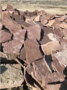 Red Sandstone Flagstone Culture Paving