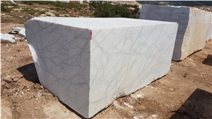 Arabescato White Marble Block, Turkey White Marble