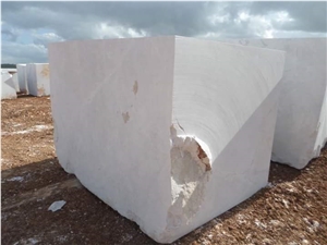 Nimbus Dolomite White Marble Block, Turkey White Marble