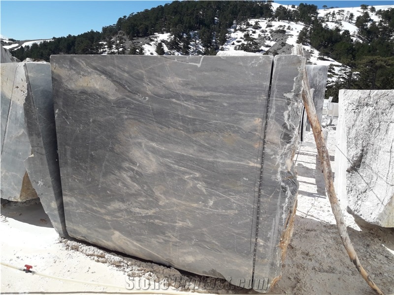 Nordic Blue Marble Block, Turkey Blue Marble