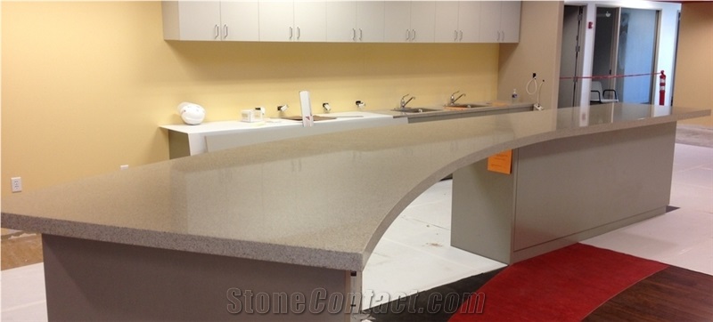 Quartz Counter Tops Commercial Installation