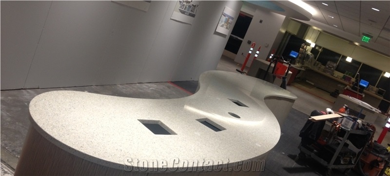 Quartz Counter Tops Commercial Installation