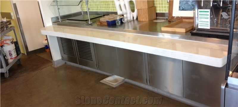 Quartz Counter Tops Commercial Installation