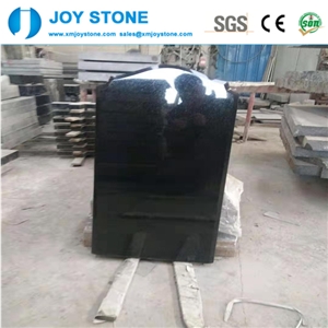 Russian Style Shanxi Black Granite Monument