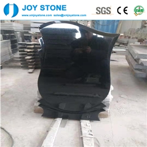 Russian Style Shanxi Black Granite Monument