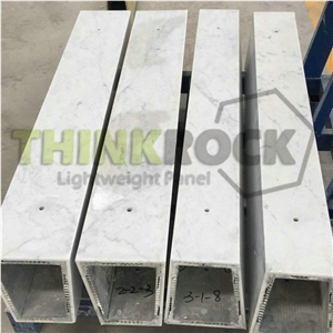Carrara White Marble Composite Stone Veneer Panel