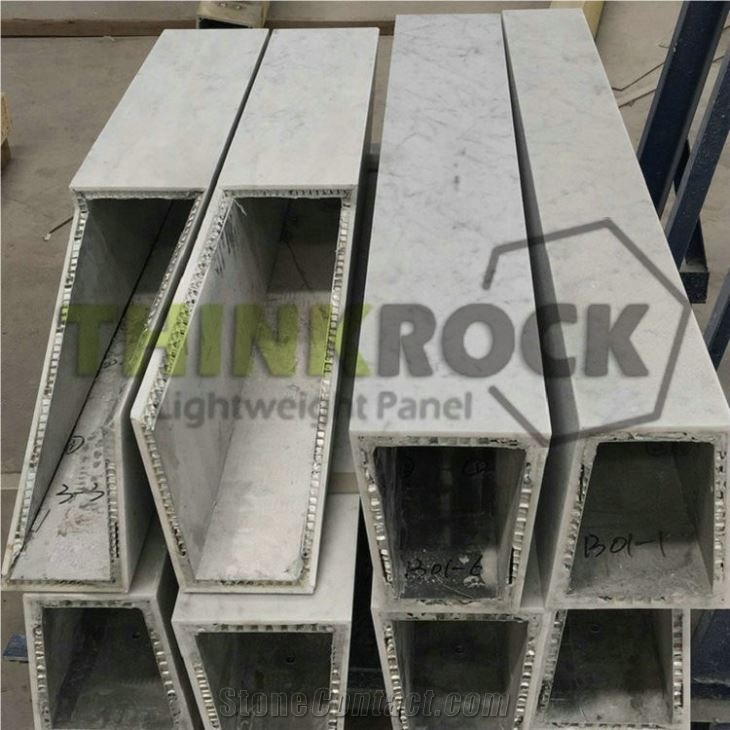Carrara White Marble Composite Stone Veneer Panel
