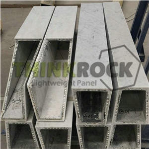 Carrara White Marble Composite Stone Veneer Panel