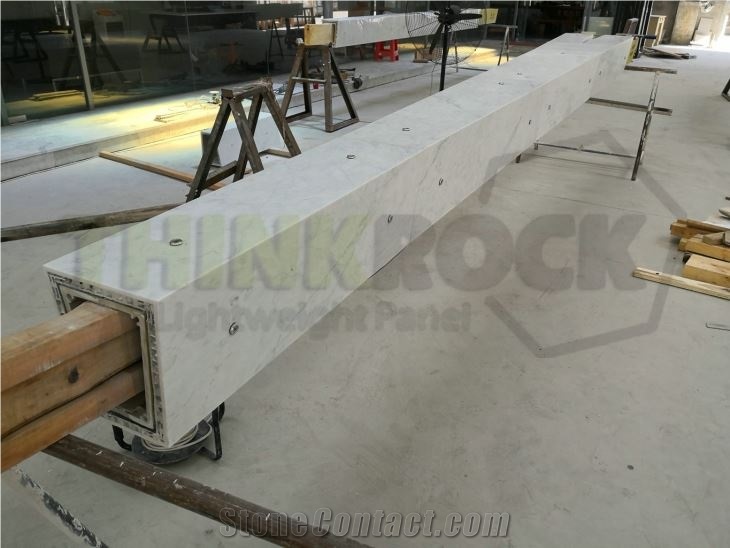 Carrara White Marble Composite Stone Veneer Panel