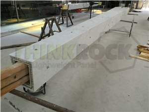 Carrara White Marble Composite Stone Veneer Panel