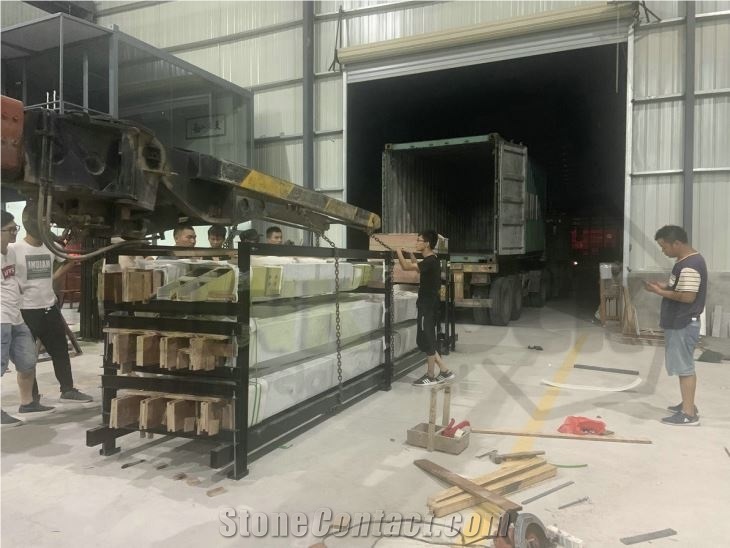 Carrara White Marble Composite Stone Veneer Panel